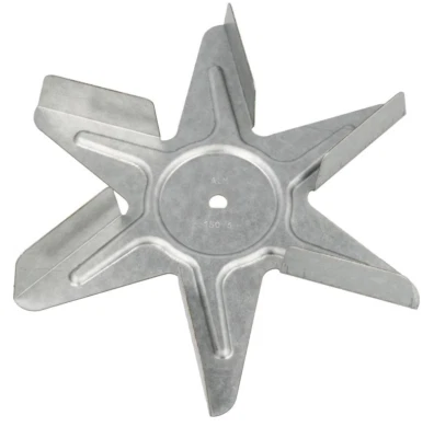 VENTOLA TURBIANA C00385322 ARGENTO (481010868315) PER FORNI INDESIT E HOTPOINT - Immagine 1 di 4