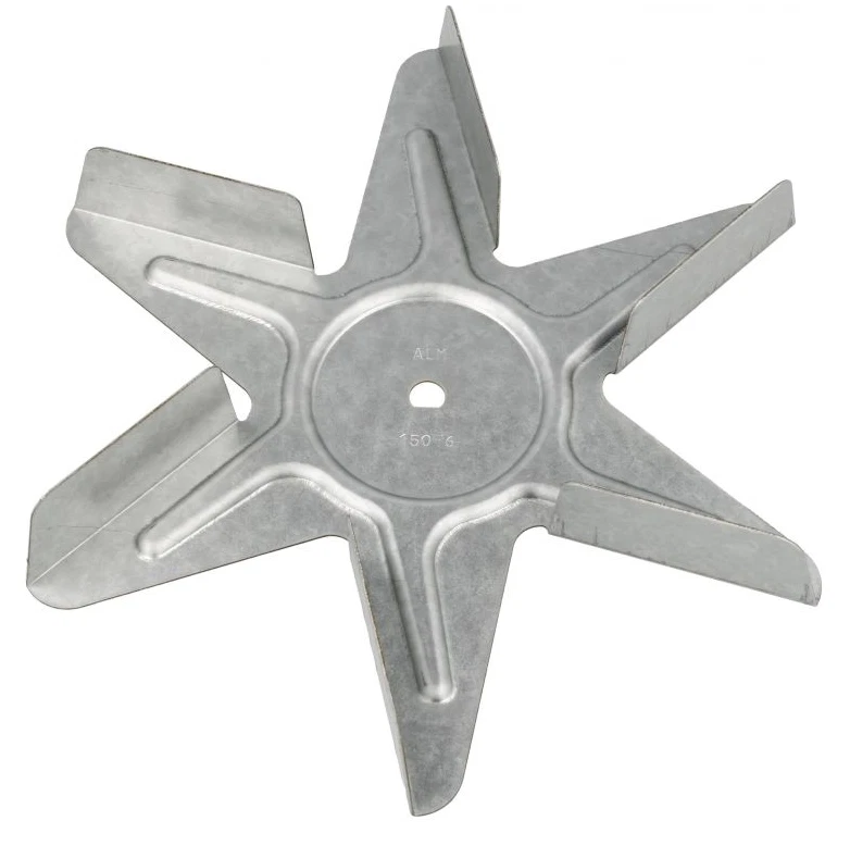 VENTOLA TURBIANA C00385322 ARGENTO (481010868315) PER FORNI INDESIT E HOTPOINT - Immagine 1 di 4