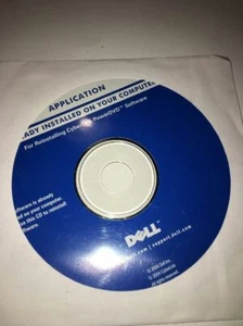 Dell Application Original CD Reinstalling Cyberlink PowerDVD Software 2004 New - Picture 1 of 12