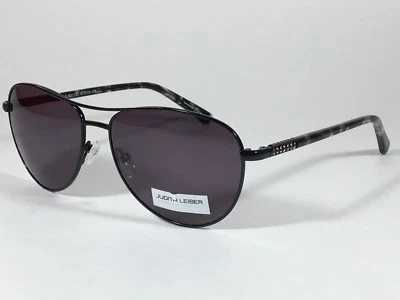 Gafas de sol Judith Leiber hechas a mano de aviador negras gris mármol JL5011 01 57 mm Foto 1 de 4