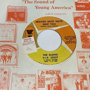 The Elgins: Heaven Must Have Sent You / Stay In My Lonely Arms 45 Northern Soul - Picture 1 of 2
