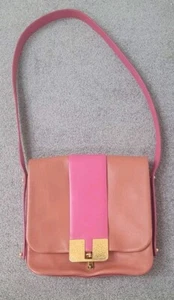 Marc Jacobs Burnt Orange And Fuschia Pink Crossbody Messenger bag As new - Picture 1 of 24