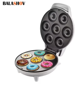 Donut y Begal Maker, 7 Donuts Hacer simultáneamente con esta máquina, 1200W - Imagen 1 de 7