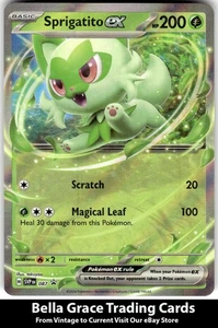 Sprigatito ex #087 SV: Scarlet & Violet Promo Cards Pokemon Promo Holo - Picture 1 of 2