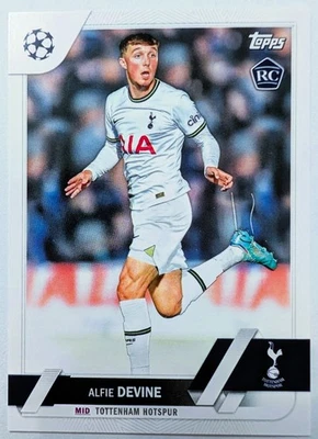 Alfie Devine RC #129 (Tottenham) - 2022-23 Topps UEFA Club Competitions - Image 1 of 2