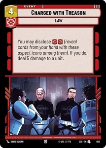 Charged with Treason (692) (Foil) - Near Mint Foil Star Wars: Unlimited - Bild 1 von 1