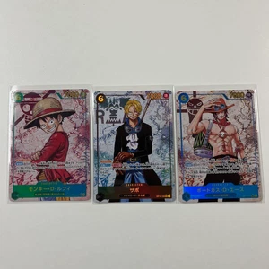 Luffy Ace Sabo 3 Card Set OP13-118 119 120 SEC Carrying on His Will ONE PIECE JP - Picture 1 of 1