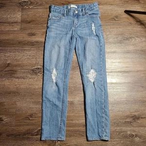 Jeans Levi's Denim Distressed Boyfriend azules para niñas talla 8 regular - Imagen 1 de 16