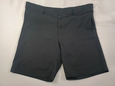 Мужские шорты для гольфа Grand Slam 40 однотонные черные с карманами на пуговицах на молнии БЫСТРАЯ доставка - Изображение 1 из 4