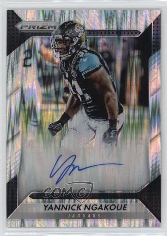 2016 Panini Prizm Rookie Auto Flash Prizm Yannick Ngakoue #RA-YNG Auto RC - Image 1 of 2