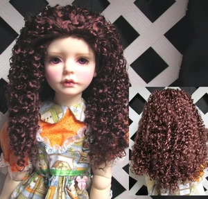 Monique Gold Doll Wig Size 14/15 "Mallory" in Burgundy - Picture 1 of 2
