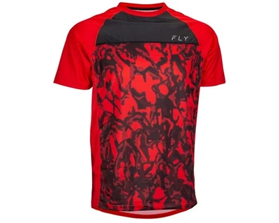 Fly Racing Super D Jersey (Red Camo/Black) Size M Medium 352-8143M - Image 1 of 2