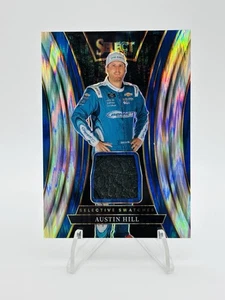 2025 Panini Select NASCAR Austin Hill Selective Swatches TIRE Silver Flash Prizm - Picture 1 of 2