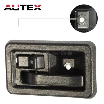 Black Interior Inner Front Left Side Door Handle for Jeep Wrangler 1991-2004 - Image 1 of 4