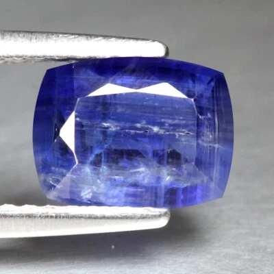 FABULOSO COJÍN 8X6 MM 1,77 CT 100% GEMA CIANITA AZUL REAL SIN TRATAR Foto 1 de 3