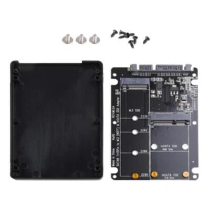 2 In1 MSATA/M.2 NGFF to SATA3 Converter Adapter Card Case Enclosure Box for PC - Afbeelding 1 van 11