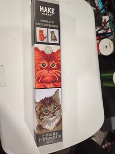 Make Market Diamond Art Kit CAT DUO, Two 11x14 canvasses, new - Picture 1 of 3