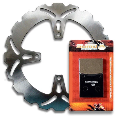 Rotor de freno trasero + pastillas para Suzuki GS500 [1989-2010] GSX600 750 Katana [1989-1997] Foto 1 de 2