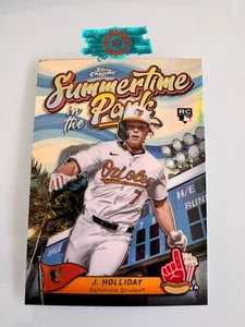 2024 Topps Chrome Summertime in the Park #SITP-8 Jackson Holliday (RC) Refractor - Picture 1 of 1