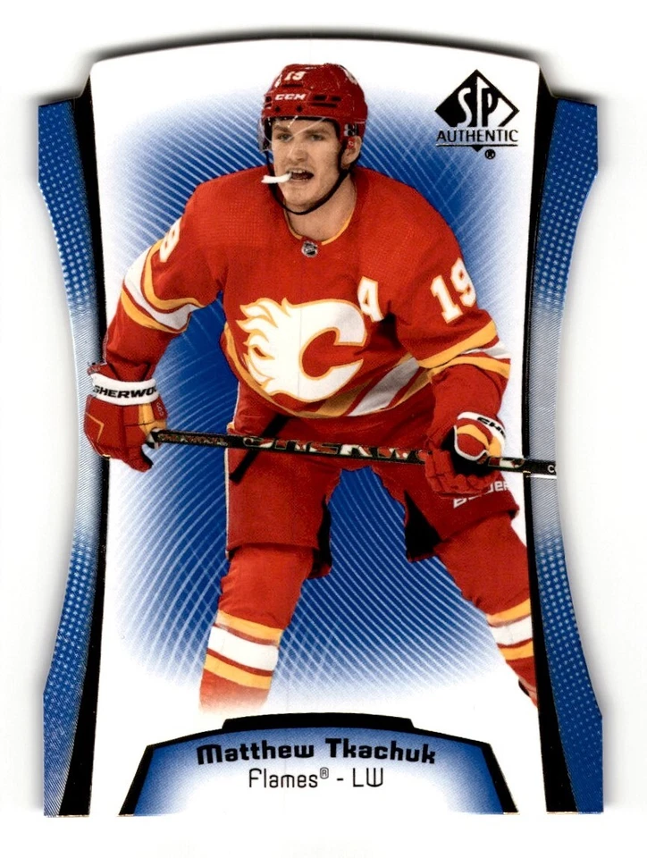 2021-22 SP Authentic Die Cuts Blue Matthew Tkachuk #DC-12 - Image 1 of 2
