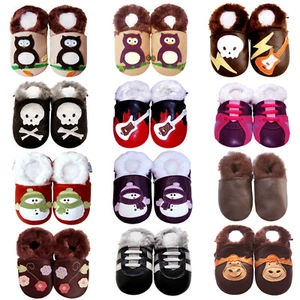 Boys Shoes Baby Shoes Toddler Girls Shoes Infant Winter Booties Fur Shoes 0-3 Y - Picture 1 of 39