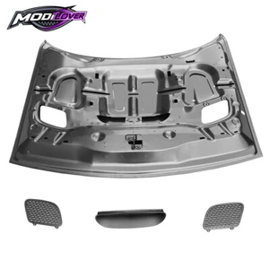 For 08-23 Dodge Challenger Hellcat Style Front Hood Panel Replacement Aluminum - Picture 1 of 7