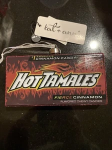 Kat + Annie Hot Tamales Replica Glass Christmas Ornament - Picture 1 of 1