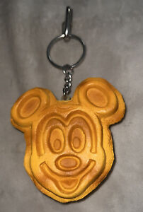 Cute DISNEY Mickey Mouse WAFFLE Keychain / Bag Charm Accessory