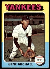 1975 Topps Gene Michael . New York Yankees #608