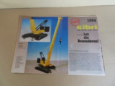 412L Kibri Novità 1994 Pieghevole 32 Pagine - Immagine 1 di 4