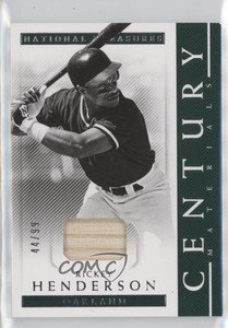 2018 Panini National Treasures Century Materials /99 Rickey Henderson #CE-RI HOF