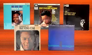 Nat King Cole ' Vinyl Collection Album x6 ' Job Lot Bundle 40's 50's Best Of - Picture 1 of 7