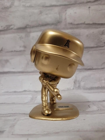 Los Angeles Angels Shohei Ohtani Funko POP Custom Painted Gold Cover