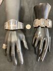 Very Cool C. 1950 Sterling Thai Dancer Bracelets and Ring from Film Collection