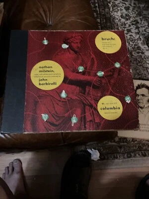 Vintage Vinyl Nathan Milstein John Barbirolli. Bruch Concerto No. 1 In G Minor - Image 1 of 3