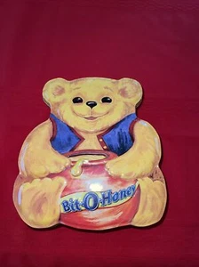 BIT O HONEY BLECHDOSE TEDDYBÄR DECKEL/BODEN LTD ED NESTLE ANDENKEN BEHÄLTER - Bild 1 von 8