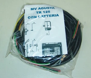 IMPIANTO ELETTRICO ELECTRICAL WIRING MV AGUSTA TR 125 CON BATTERIA SCHEMA ELE - Picture 1 of 1