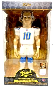 Justin Herbert 12” Funko Gold Chase NFL Los Angeles Chargers - Picture 1 of 5