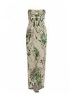 NEW $1,800 Johanna Ortiz Cryptic Waters Silk Midi-Dress No Rope/Tassel Size 12