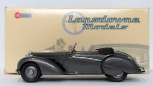 Lansdowne Models 1/43 Scale LDM78 - 1939 Lagonda V12 Rapide DHC - Gunmetal Grey