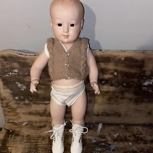 Sam (France) 18” Porcelain Vintage Doll - Picture 1 of 8