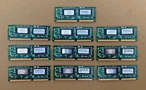 Transcend TS8MSS64V8C2 144PIN PC100 Unbuffered DIMM 64MB With 8Mx16 CL2, 2pc Lot - Picture 1 of 3