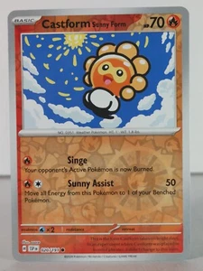 Castform Sunny Form - Surging Sparks - 020/191 - Juego de cartas coleccionables Pokémon - Holograma inverso - C - Imagen 1 de 16
