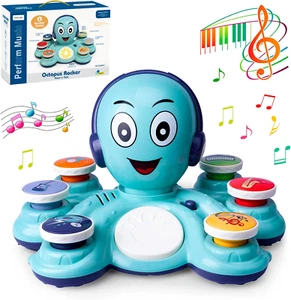 Baby Musical Toys Learning Toys for Toddlers, Octopus Music Toys, Preschooler Mu - Picture 1 of 9