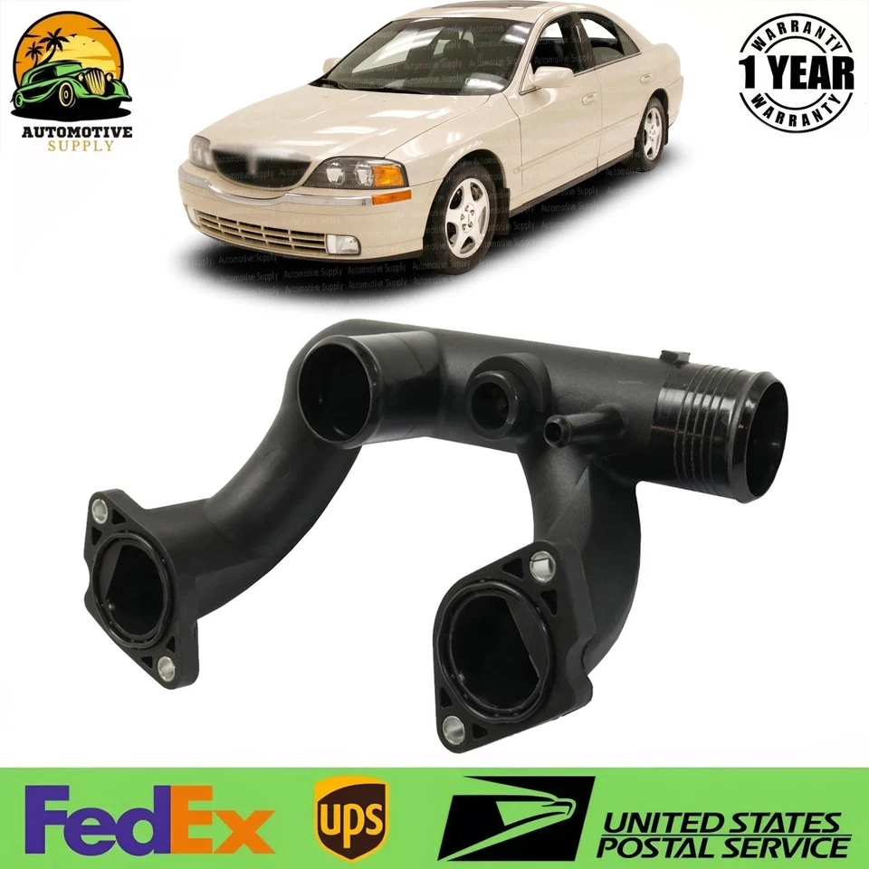 Nueva brida de manguera de refrigeración delantera Ford Thunderbird Lincoln LS 2000-2002 XW4Z8A520AF Foto 1 de 4