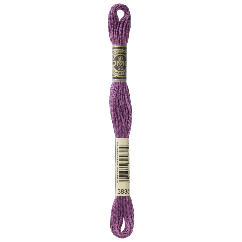 DMC 6-Strand Embroidery Cotton 8.7yd-Medium Grape - 12 Pack - Image 1 of 1