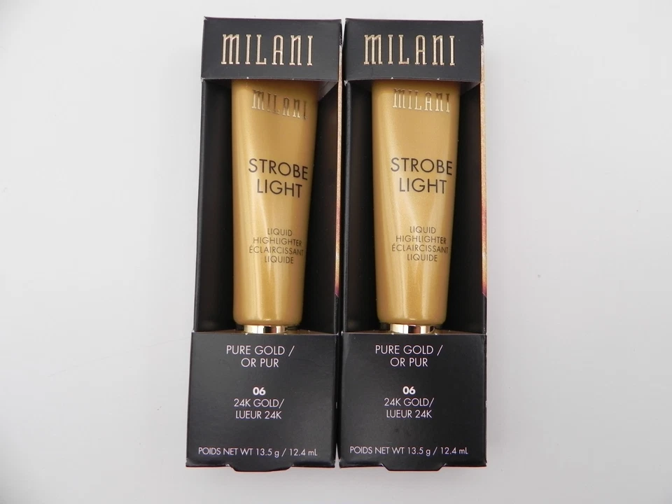 Milani Strobe Light Liquid Highlighter - 06 24k Glow