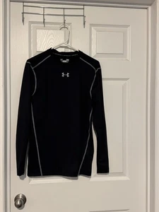Top de compresión manga larga Under Armour UA HeatGear negro talla grande - Imagen 1 de 4