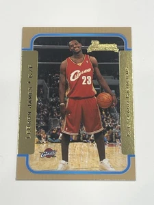2003-04 Topps Bowman LeBron James #123 Gold Rookie RC - Imagen 1 de 2
