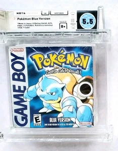 Sigillato POKEMON BLU Nintendo Game Boy 1998 WATA 5.5 B+ Graal - Foto 1 di 6